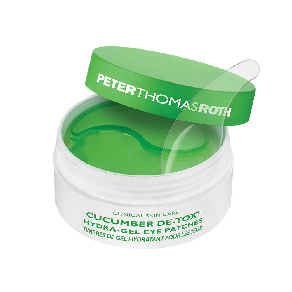 Peter Thomas Roth Cucumber De-Tox Hydra-Gel Eye Patches - Охолоджуючі гідрогелеві патчі для шкіри навколо очей з екстрактом огірка - фото №1 Peter Thomas Roth Cucumber De-Tox Hydra-Gel Eye Patches - Охолоджуючі гідрогелеві патчі для шкіри навколо очей з екстрактом огірка - фото №1